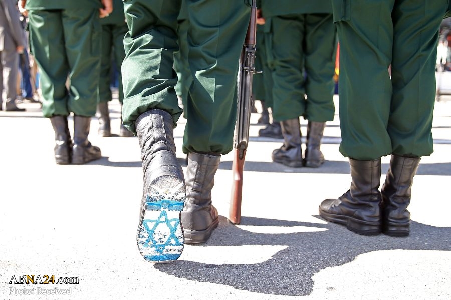 Photos: Israel under feet of young Iranian Armed Forces