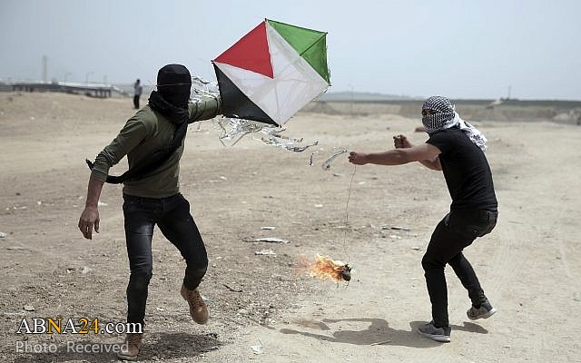 Israeli Media: Massive fires in occupied territories by Gaza kites, balloons