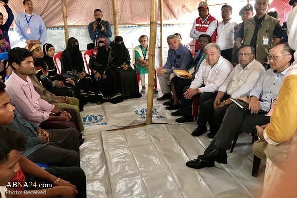 UN chief hears of 'unimaginable' atrocities as he visits Rohingya camps
