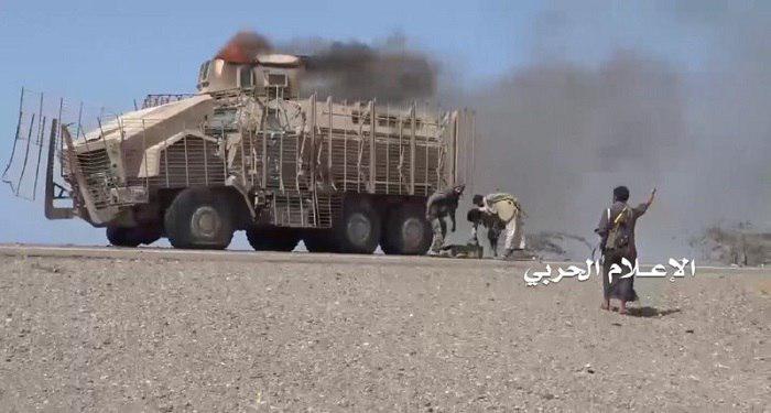الجيش اليمني ينجح بتدمير أقوى مدرعة أمريكية متطورة 