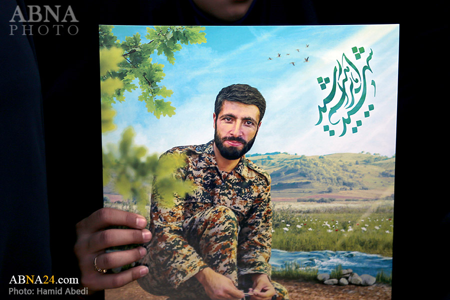 تصویری رپورٹ: قم میں مدافع حرم شہید محمد ابراہیم رشید کی تشییع جنازہ