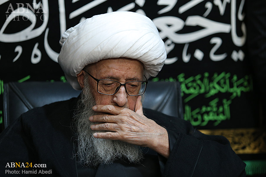 تقرير مصور/ مكاتب مراجع قم المقدسة تقيم مجالس عزاء بإستشهاد الامام الصادق (ع)