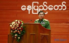 ဗိုလ္ခ်ဳပ္မွဴးႀကီး မင္းေအာင္လိႈင္၏ ႏႈတ္ခြန္းဆက္ အမွာစကားမွ ေကာက္ႏုတ္ခ်က္