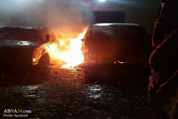 Israeli settlers set 2 Palestinian vehicles on fire / Pics