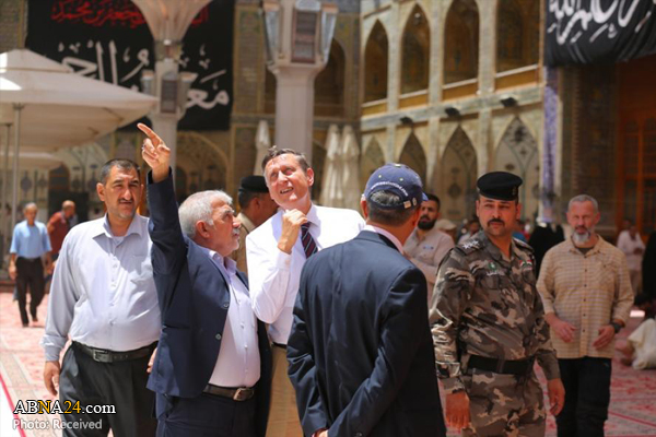 German ambassador in Iraq visits Holy Shrine of Imam Ali (A.S.) / Pics