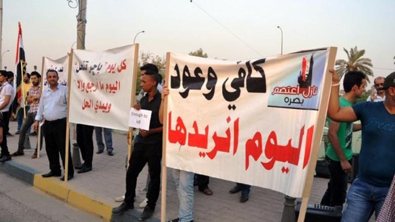 داواکاریەکانی خۆپيشانده‌رانى به‌سره‌