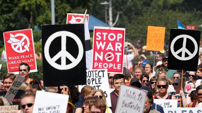 Finlande: manif anti-Trump à Helsinki