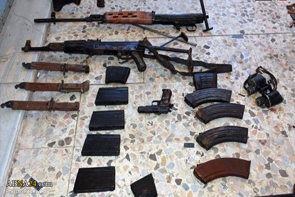 Cache of weapons left behind by terrorists found in Syria's Hama