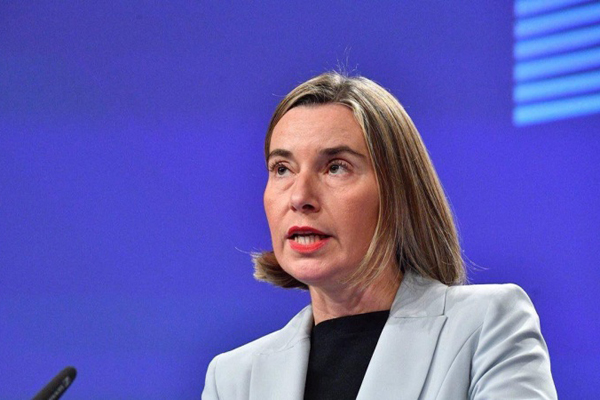 ＥＵ上級代表、「イランで活動する企業を支援する」