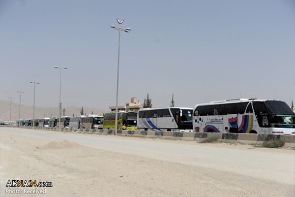 Syria: Buses enter Um Batina village in Quneitra to evacuate terrorists