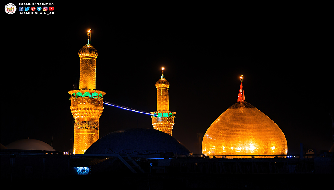  تقرير مصور/ مشاهد عن منائر وقبتي الامام الحسين وأخيه العباس عليهما السلام