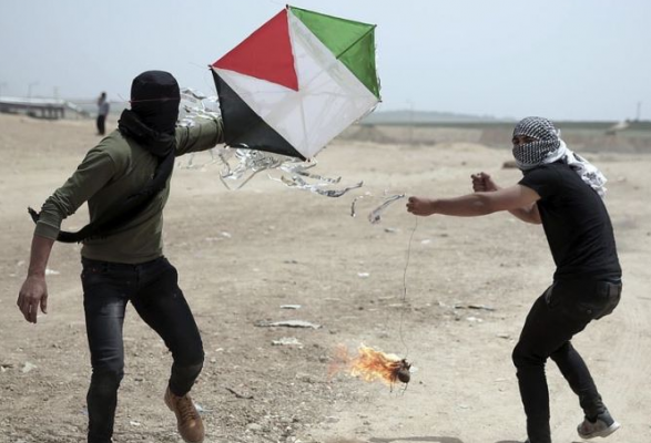 البالونات الحارقة تتجاوز "غلاف غزة" وتصل القدس المحتلة