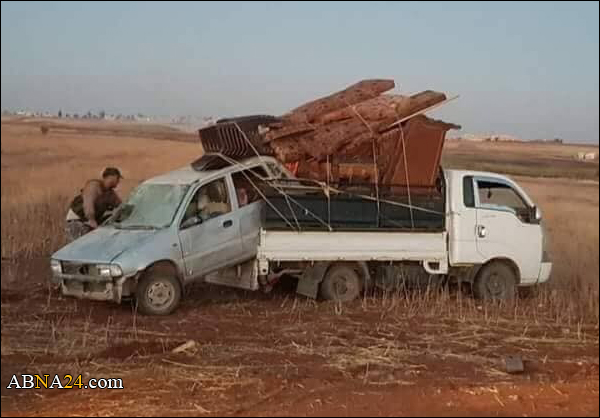 مسلحو إدلب ينهبون ممتلكات أهالي "الفوعة وكفريا" + (صور)