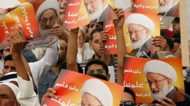 آیت اللہ عیسی قاسم کی حمایت میں بحرین میں احتجاجی مظاہرے