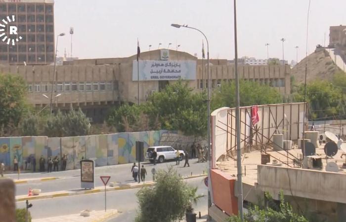 مكافحة ارهاب كردستان: مقتحمو مبنى المحافظة من سكنة اربيل