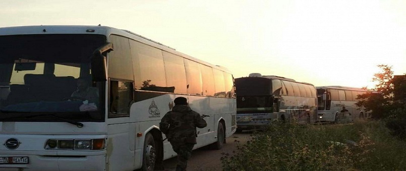 Kunaytra’daki son terörist grubuda şehirden çıktı