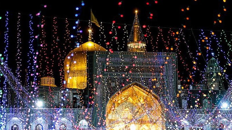 امام ہشتم کی شب ولادت، ایران بھر میں جشن و سرور