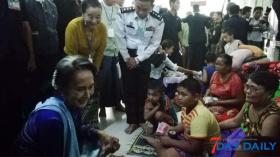 ကရင္ျပည္နယ္က ေရေဘးသင့္ျပည္သူေတြဆီ ေဒၚေအာင္ဆန္းစုၾကည္ေရာက္ရွိ