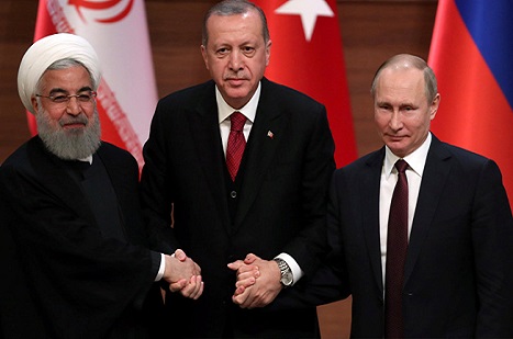 Türkiye, Rusya ve İran ABD'ye karşı biraraya gelecek