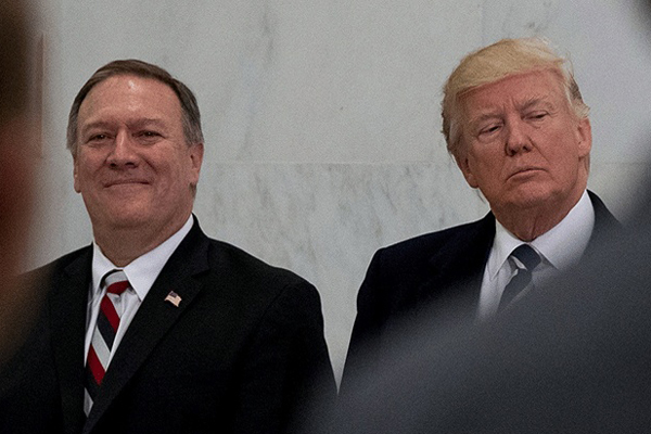 アメリカ政府高官のイランに関する発言の食い違い