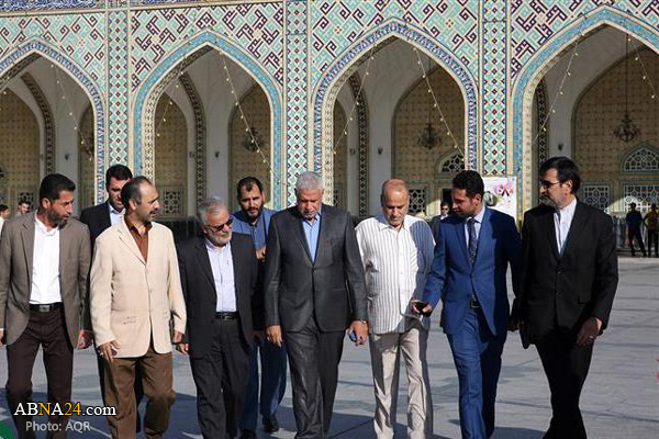 Iraqi governor visit Imam Reza Holy Shrine