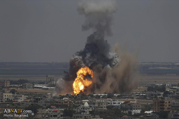 Two Palestinians martyred during Israeli shelling in Gaza / Pics