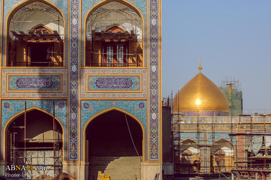 تقرير مصور/ تواصل العمل في مشروع صحن السيدة "فاطمة الزهراء" (ع) بالنجف الأشرف