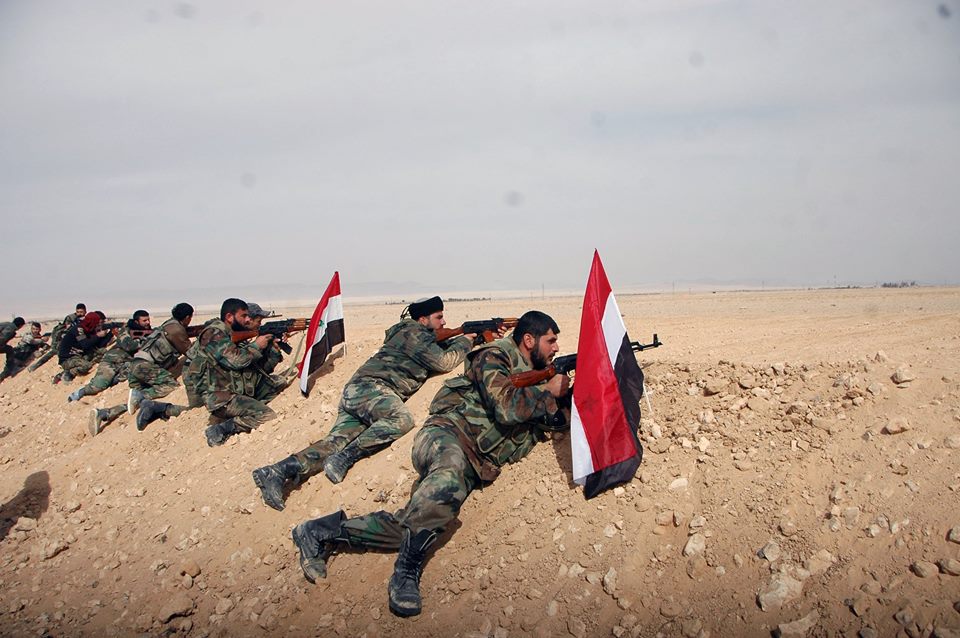  الجيش السوري ينفذ عملية عسكرية للقضاء على داعش في بادية السويداء