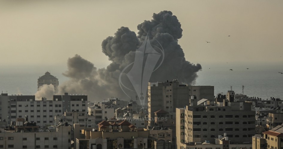 إصابة 18 شخصا في قصف مبنى ثقافي غرب غزة والمقاومة تستهدف المستوطنات