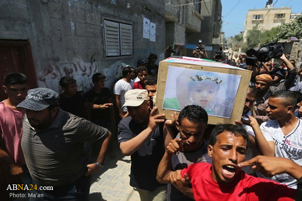 Funeral of 3 Palestinians martyred by Israeli troops held in Gaza / Pics