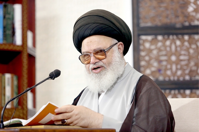 أوضاع سماحة "آية الله قاسم" الصحية تتجه نحو المزيد من الاستقرار وتبعث على الاطمئنان