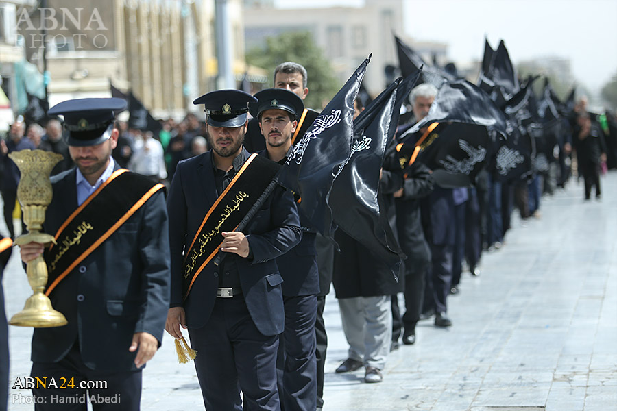 Photos: Mourning procession of Imam Jawad (AS) martyrdom by servants of Lady Fatima Masumah's shrine