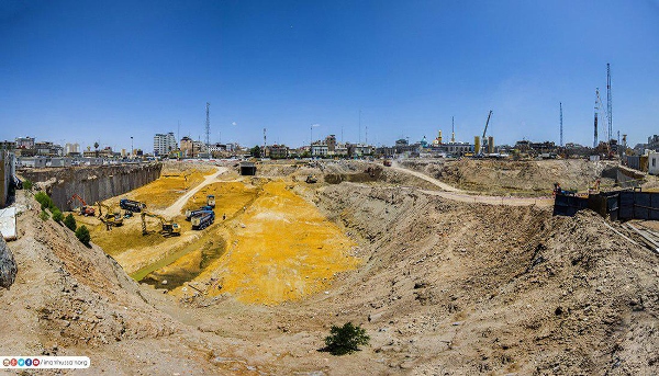 إنجازات متقدمة في نفق يمر بالقرب من مرقد الامام الحسين (ع) والمخيم الحسيني