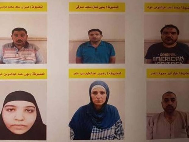 مصر چرچ پر حملوں میں ملوث 6 خودکش حملہ آور گرفتار