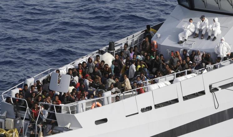 إيطاليا تنقذ 170 مهاجرا غير شرعي قبالة سواحل مالطا