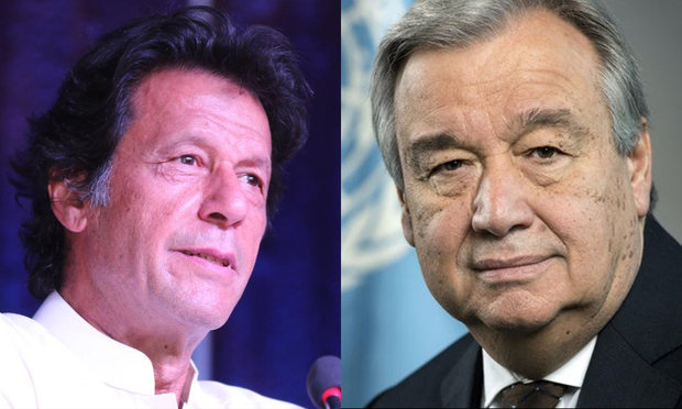 اقوام متحدہ کے سکریٹری جنرل کی عمران خان کو مبارکباد