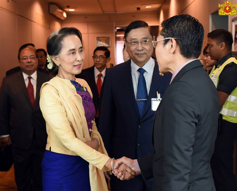 ေဒၚေအာင္ဆန္းစုၾကည္ ႏွင့္ စင္ကာပူဂုဏ္ထူးေဆာင္၀န္ႀကီးတို႔ ေတြ႕ဆံုမည္