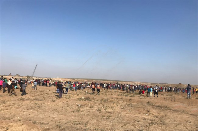 إصابة 20 فلسطينيا برصاص الاحتلال خلال مشاركتهم في جمعة الوفاء+(صور)