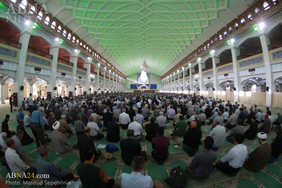 تقرير مصور/ إقامة صلاة عيد الأضحى بمسجد الامام الخميني (ره) في تبريز  