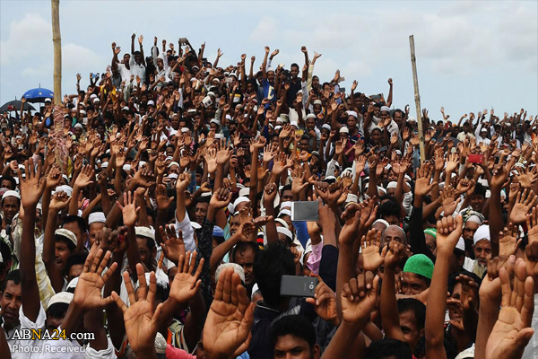 Rohingya Muslims protest for 'justice' on crackdown anniversary