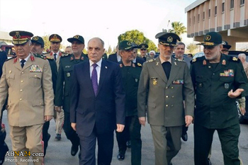 ایرانی وزير دفاع شام پہنچ گئے