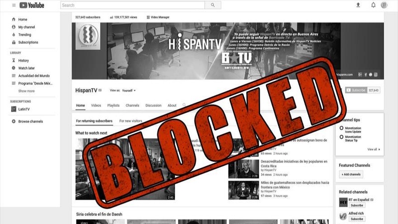 "Meios de comunicação como HispanTV ou PressTV publicam realidades que os EUA desprezam”