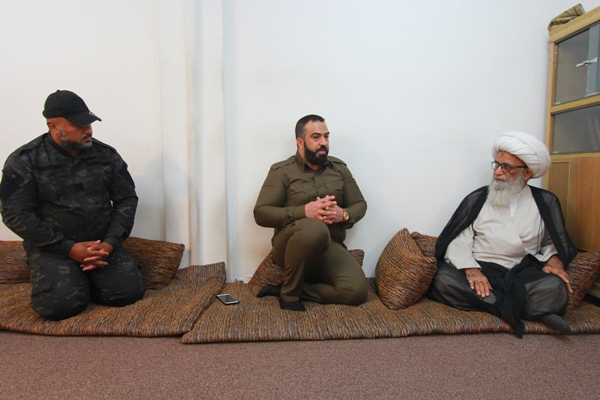  المرجع النجفي: ليتني كنت قادراً على رفع الراية لأتقدم في الجهاد للدفاع عن المقدسات