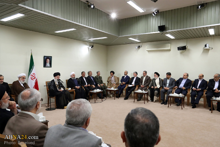 "قائد الثورة الاسلامية" يدعو الحكومة للعمل الدؤوب ليل نهار لحل مشاكل الشعب