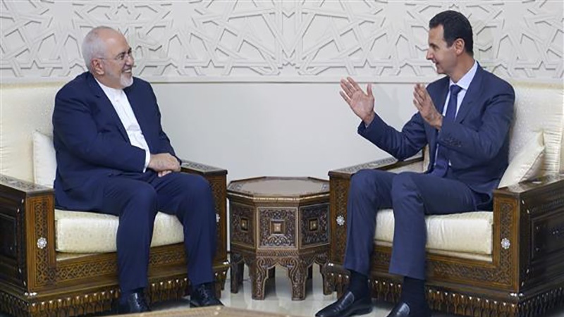 Zarif e Assad afirmam que a pressão do Ocidente não conseguirá impedir a luta contra terrorismo Irã-Síria
