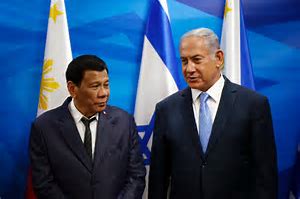 Bumisita si Duterte sa Israel 