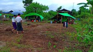 ေခ်ာင္းေရႀကီးမႈေၾကာင့္ ေနရာေ႐ႊ႕ရသည့္စစ္ေရွာင္ျပည္သူမ်ား အေရးေပၚအကူအညီလိုအပ္ေန