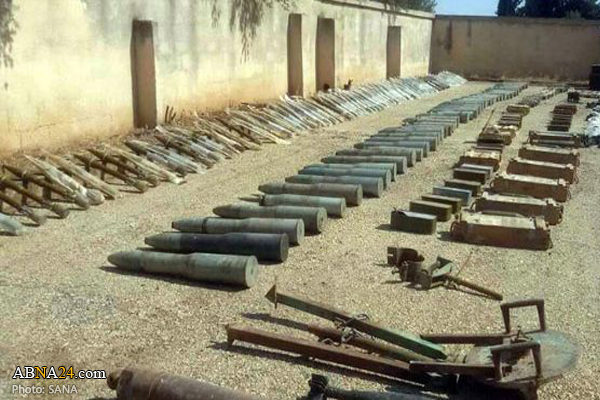 Weapons, munitions left behind by terrorists discovered in Syria's al-Rastan, Homs / Pics