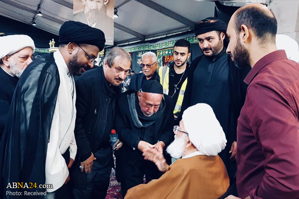 Ayatollah Isa Qassim attends in Muharram mourning ceremony in London / Video & Pics