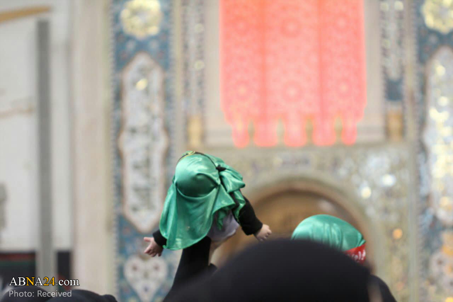 Photos: ‘Hosseini infants’ gathering held at Lady Fatima Masumah Holy Shrine